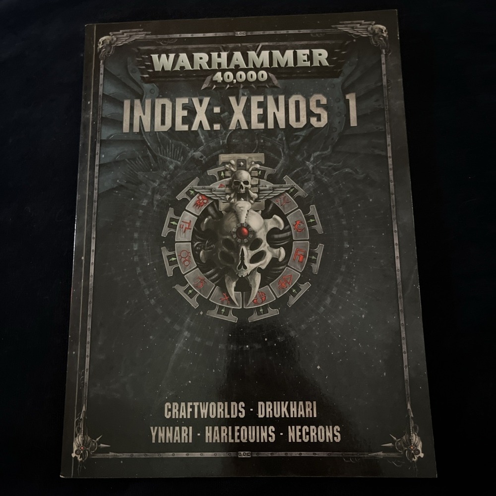 Games Workshop Warhammer 40,000 Index Xenos 1 PB Supplement 2017